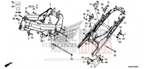 FRAME BODY VFR800FH de 2017